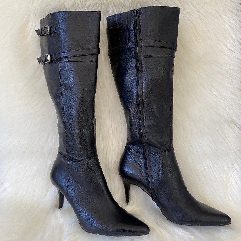 Ralph Lauren Black "Jayde" Tall Boot Size 7.5